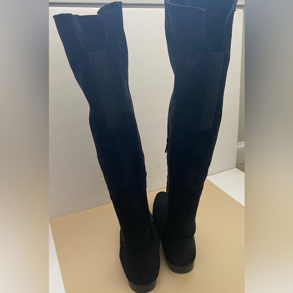 Black Micro Suede IMPO Over the Knee Boot- Size 7 - Picture 9 of 12